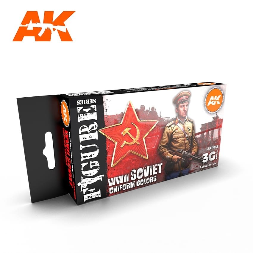 AK Interactive AK11635 COULEURS D'UNIFORME SOVIÉTIQUE DE LA SECONDE GUERRE MONDIALE 