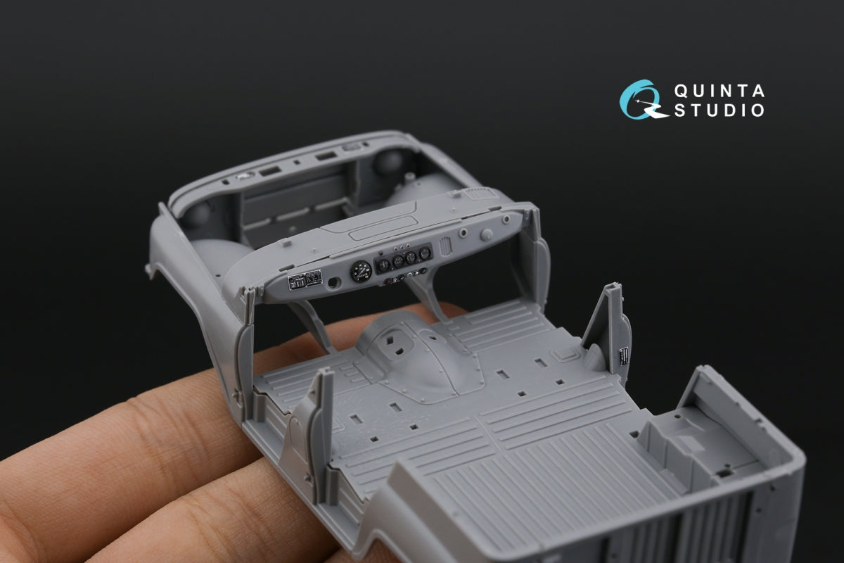Quinta Studio QD35115 UAZ-469 3D-Printed &amp;amp; coloured Interior on decal paper (Zvezda) 1/35 – immagine 11