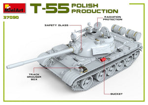MiniArt 37090 T-55A POLISH PRODUCTION 1/35 – immagine 2