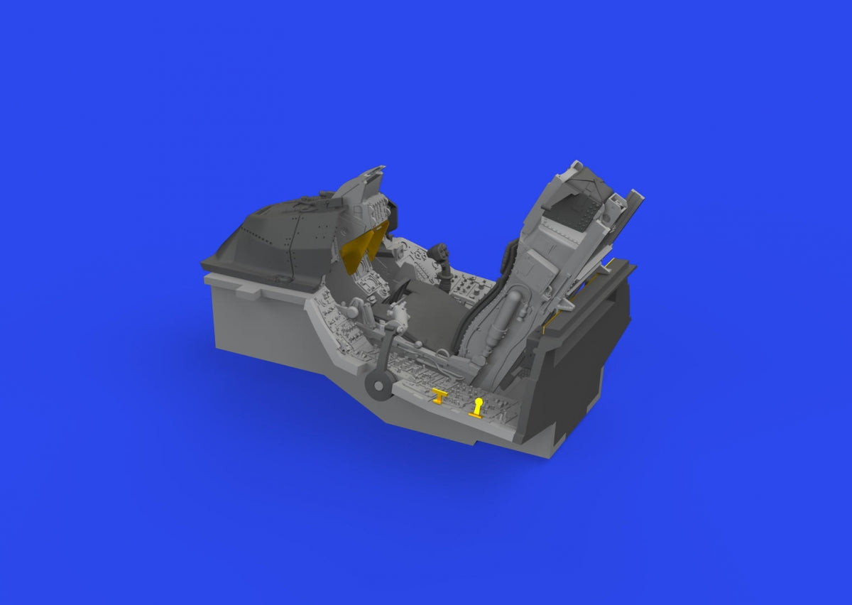 Maquette Eduard 648973 F-16C Block 52 de 1997 (cockpit) - Modèle imprimé Kinetic au 1/48 – image 3