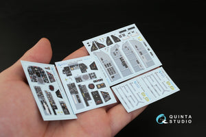 Quinta Studio QD32042 F-105G 3D-Printed &amp;amp; coloured Interior on decal paper (for Trumpeter kit) 1/32 – immagine 2