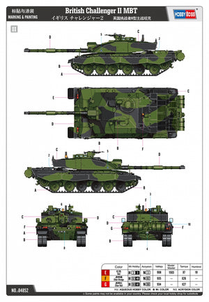 Hobby Boss 84852 Challenger II Char de combat principal britannique 1/48 – image 5