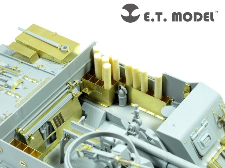 E.T. Model E35-062 WWII US M7 Priest Ammunition Stowages (For DRAGON Kit) 1/35 – imagen 2