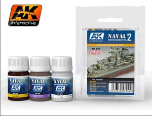 AK Interactive AK556 Kit de vieillissement pour navires Vol.2