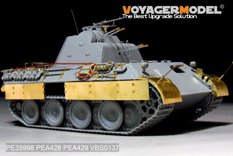 Voyager Model PE35998 WWII German FlaKPanzer V FlaKvierling 20mm MG 151/20 Basic For TAKOM 2105 1/35 – immagine 3
