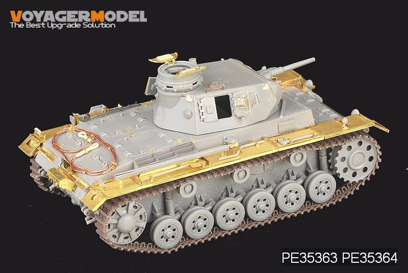 Ailes Voyager Model PE35364 pour maquette DRAGON au 1/35, destinées aux chars allemands Pz.KPfw.III EH et StuG.III AE de la Seconde Guerre mondiale. – image 2
