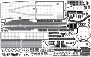 Pontos 38019F1 USS FFG Oliver Hazard Perr Class L.H. Detail Up Set &amp;quot;Advanced&amp;quot; with Kit 1/350 – immagine 7