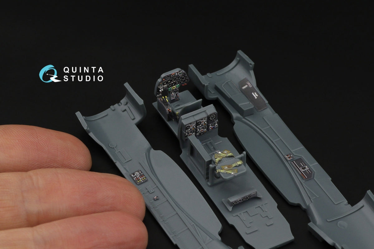 Quinta Studio QD72188 Bf 110G2/4 3D-Printed &amp;amp; coloured Interior on decal paper (Eduard) 1/72 – immagine 7