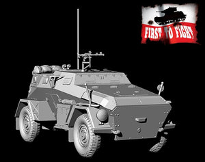 First To Fight PL101 Niemiecki Samochód Opancerzony Sd.Kfz. 247 Ausf. B Z MG34 1/72 – Bild 4