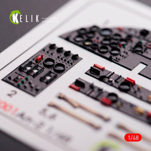 KELIK K48001 AN-2 COLT INTERIOR 3D DECALS FOR HOBBY BOS KIT 1/48 – immagine 3
