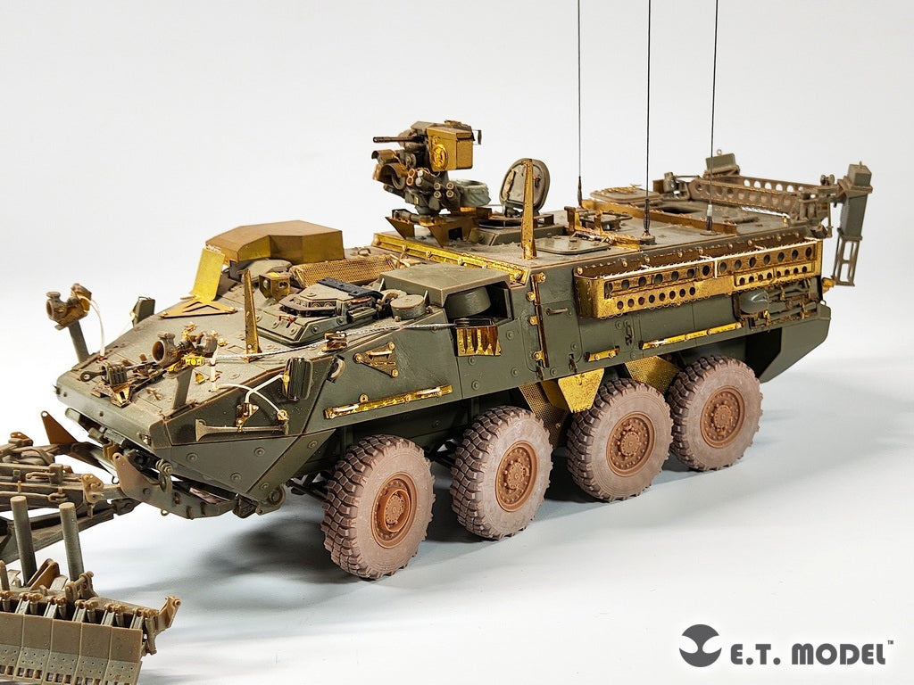 E.T. Model P35-149 U.S.Army Stryker Armored Vehicle Sagged Wheels For AFV CLUB kit 1/35 – immagine 5