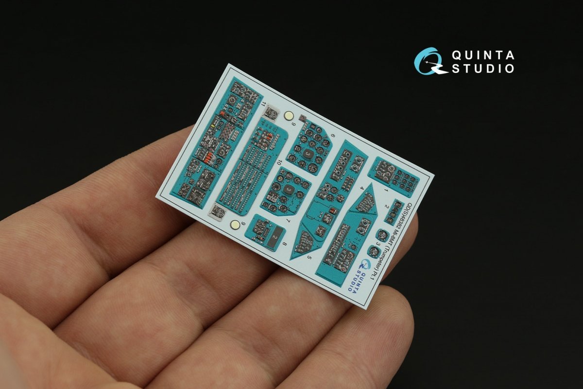 Quinta Studio QDS-48382 Mi-8MT 3D-Printed &amp;amp; colored Interior on decal paper (Trumpeter) (Small version) 1/48 – image 11