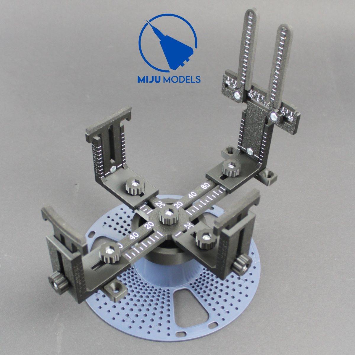 Miju Models JIG-AIR-L-FULL Duży statyw lotniczy Full Set / Large Full Set Aircraft Tripod
