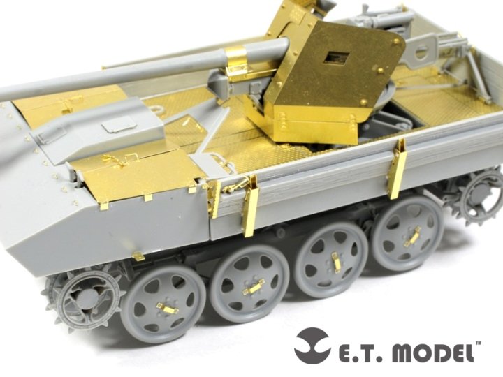 E.T. Model E35-070 WWII German 7.5cm Pak 40/4 auf RSO (For DRAGON 6640) 1/35 – immagine 4