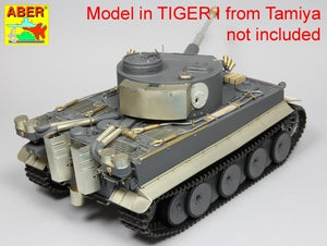 Aber 16143 Tiger I, E Tunezyjski z 501 Abt.- boczne błotniki 1/16 – immagine 7