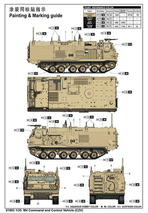Trumpeter 01063 Véhicule de commandement et de contrôle M4 (C2V) 1/35 – image 3