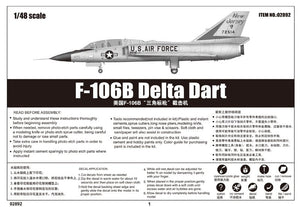 Trumpeter 02892 F-106B Delta Dart 1/48 – imagen 2