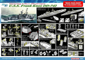 Dragon 1045 U.S.S. Frank Knox DD-742 1/350 – imagen 2