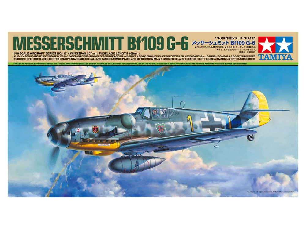 Tamiya 61117 Messerschmitt Bf109 G-6 1/48 – zdjęcie 2