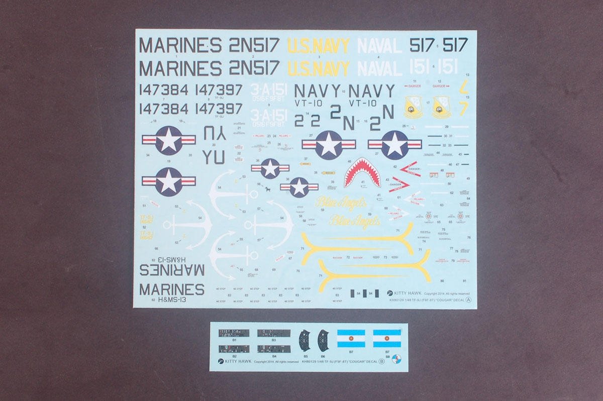 Kitty Hawk 80129 TF-9J Cougar 1/48 – imagen 5