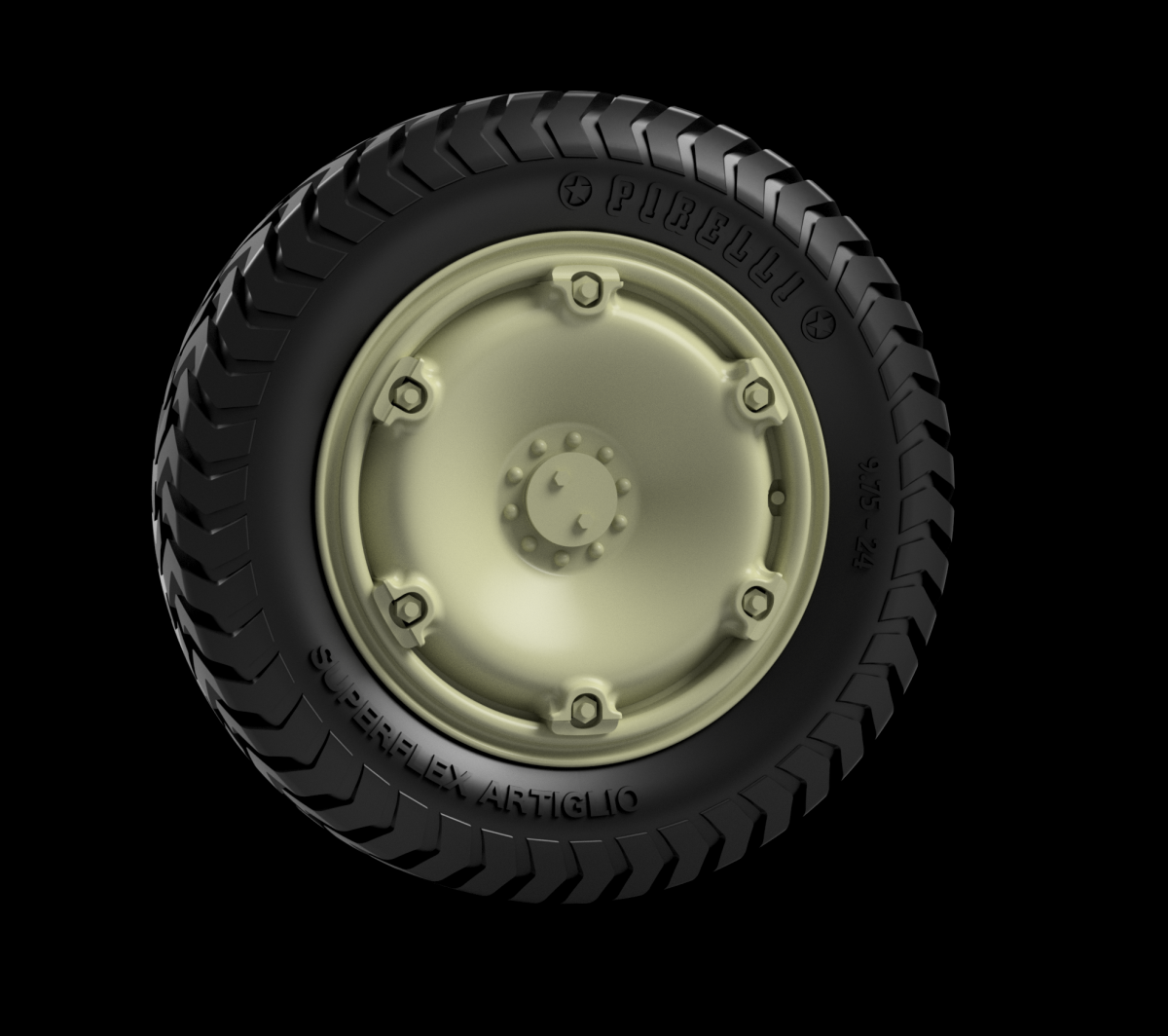 Panzer Art RE35-805 Autoblinda 40/41 Road wheels (Pirelli Artigio) 1/35 – imagen 3