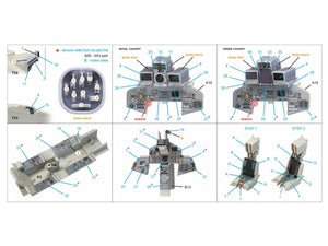 Quinta Studio QD+48263 Tornado GR.4 3D-Printed &amp;amp; coloured Interior on decal paper (Revell) (with 3D-printed resin parts) 1/48 – zdjęcie 2
