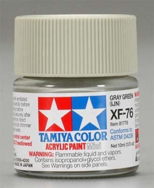 Tamiya XF76 Gray Green (IJN) (81776) Acrylic paint 10ml – immagine 2