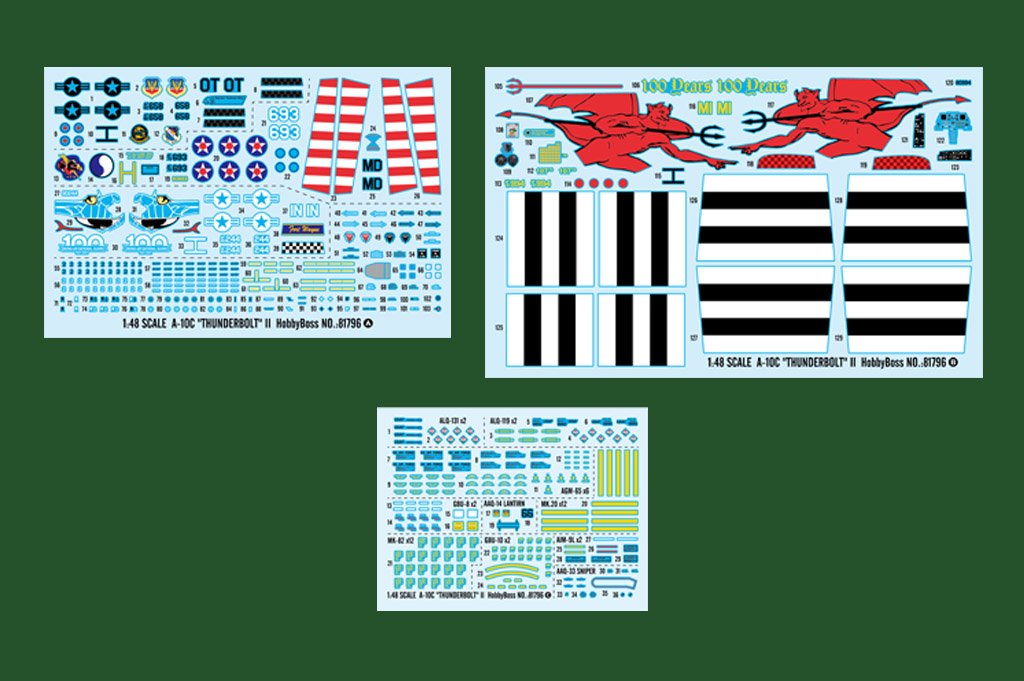Hobby Boss 81796 American A-10C Thunderbolt II 1/48 – imagen 3