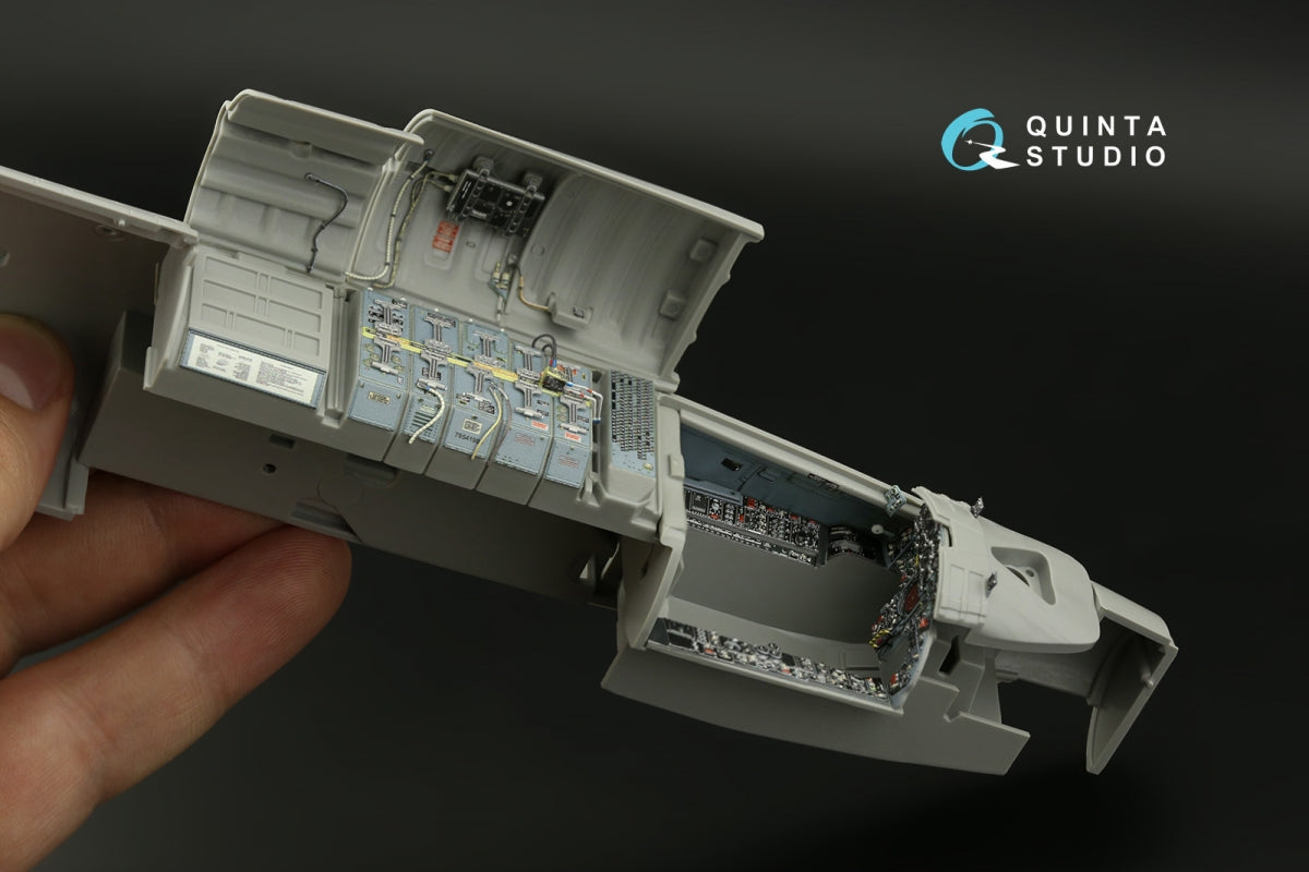 Intérieur coloré imprimé en 3D sur papier décalcomanie Quinta Studio QD32180 F-104S (Italeri) 1/32 – image 12