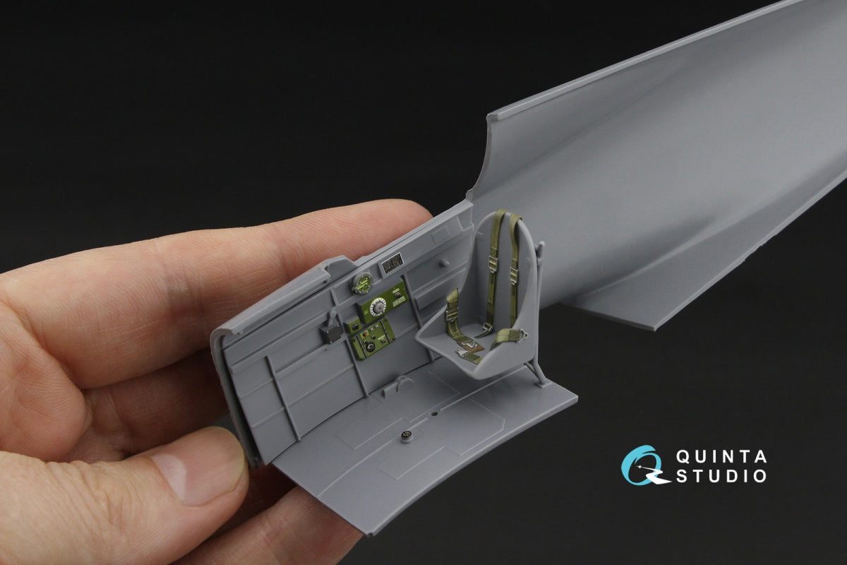 Quinta Studio QD32255 Curtiss H-75 Hawk 3D-Printed &amp;amp; coloured Interior on decal paper (Special Hobby) 1/32 – imagen 7