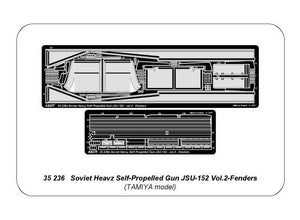 Aber 35236 Soviet heavy self-propelled gun JSU-152 - vol. 2 - additional set - fenders 1/35 – immagine 5