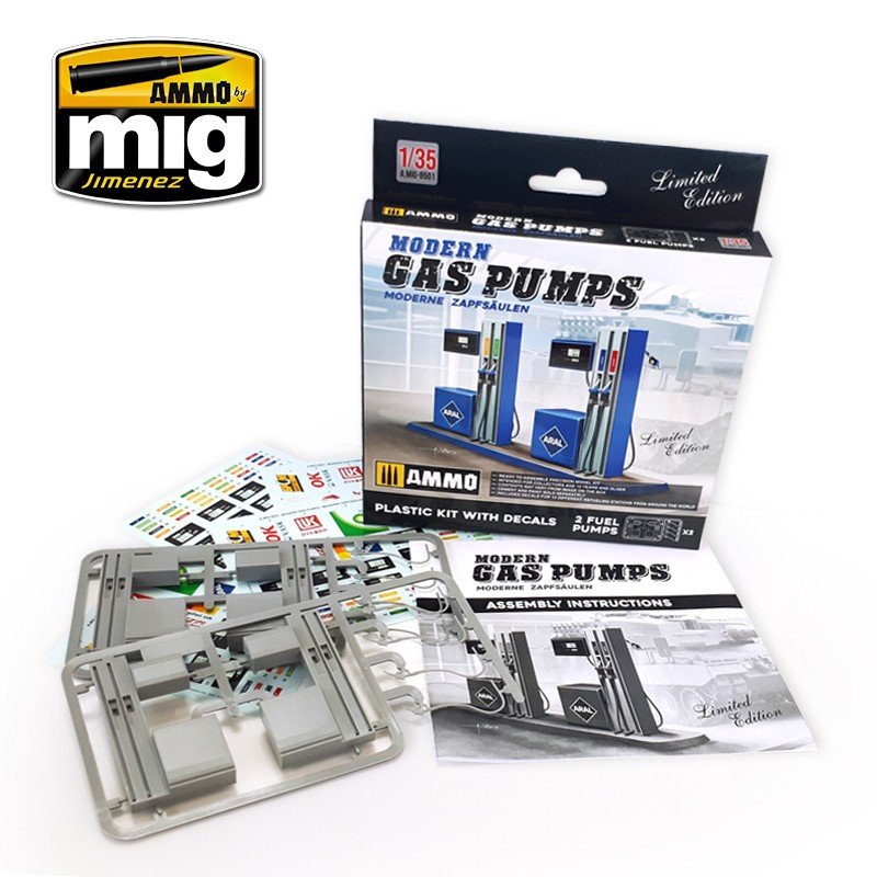AMMO of Mig Jimenez 8501 MODERN GAS PUMPS Limited Edition 1/35 – Bild 2