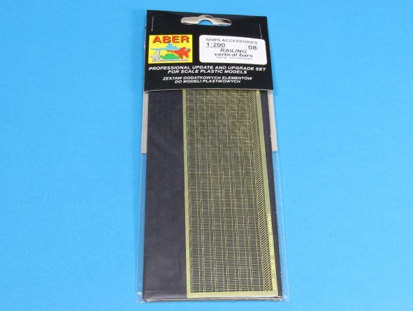 Aber 200-08 Ship railing - vertical bars 1/200 – Bild 4