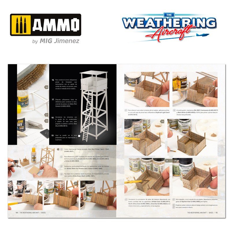 Ammo of Mig 5221 THE WEATHERING AIRCRAFT 21 – Bases (English) – imagen 2