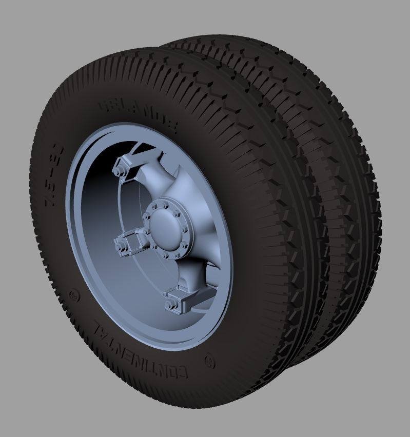 Panzer Art RE35-517 Renault AHN road wheels (Continental) 1/35 – zdjęcie 3