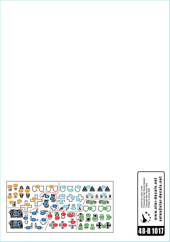 Star Decals 48-B1017 StuG III B 1941-42 # 2. Sturmgeschutz III Ausf B. Eastern front 1/48 – imagen 2