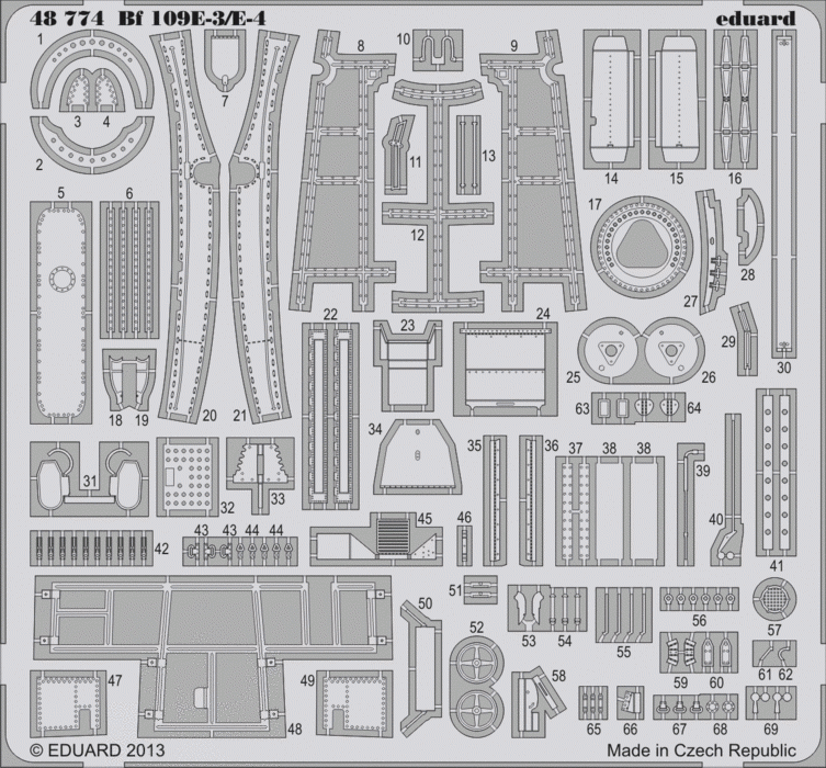 Eduard 48774 Bf 109E-3/E-4 1/48 EDUARD