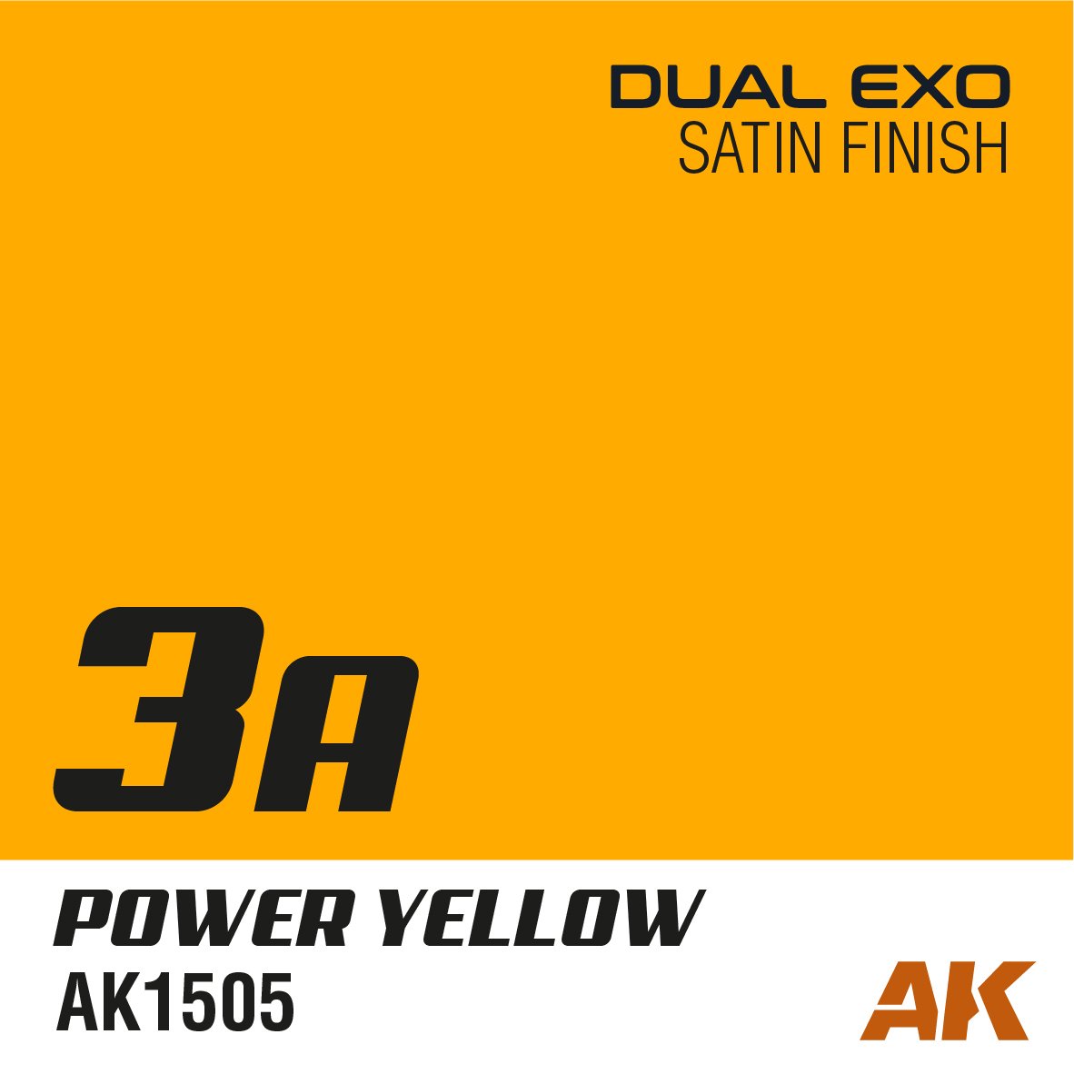 AK Interactive AK1545 DUAL EXO SET 3 – 3A POWER YELLOW &amp;amp; 3B FUSION ORANGE – Bild 4