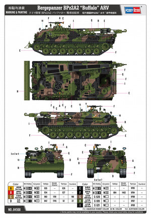 Hobby Boss 84568 Bergepanzer BPz2A2 Buffalo ARV 1/35 – imagen 3