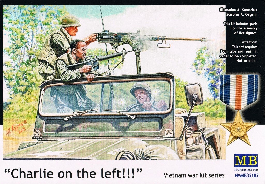Master Box 35105 Charlie on the left !!!! Vietnam war kit series 1/35