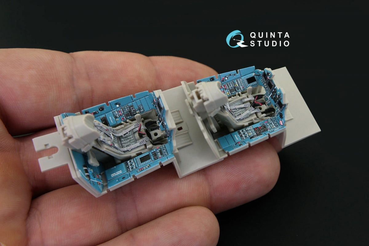 Quinta Studio QD48188 Su-30SM 3D-Printed coloured Interior on decal paper (for KittyHawk kit) 1/48 – Bild 7