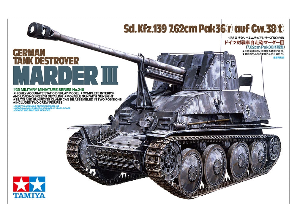 Tamiya 35248 German Tank Destroyer Marder III 1/35 – Bild 2