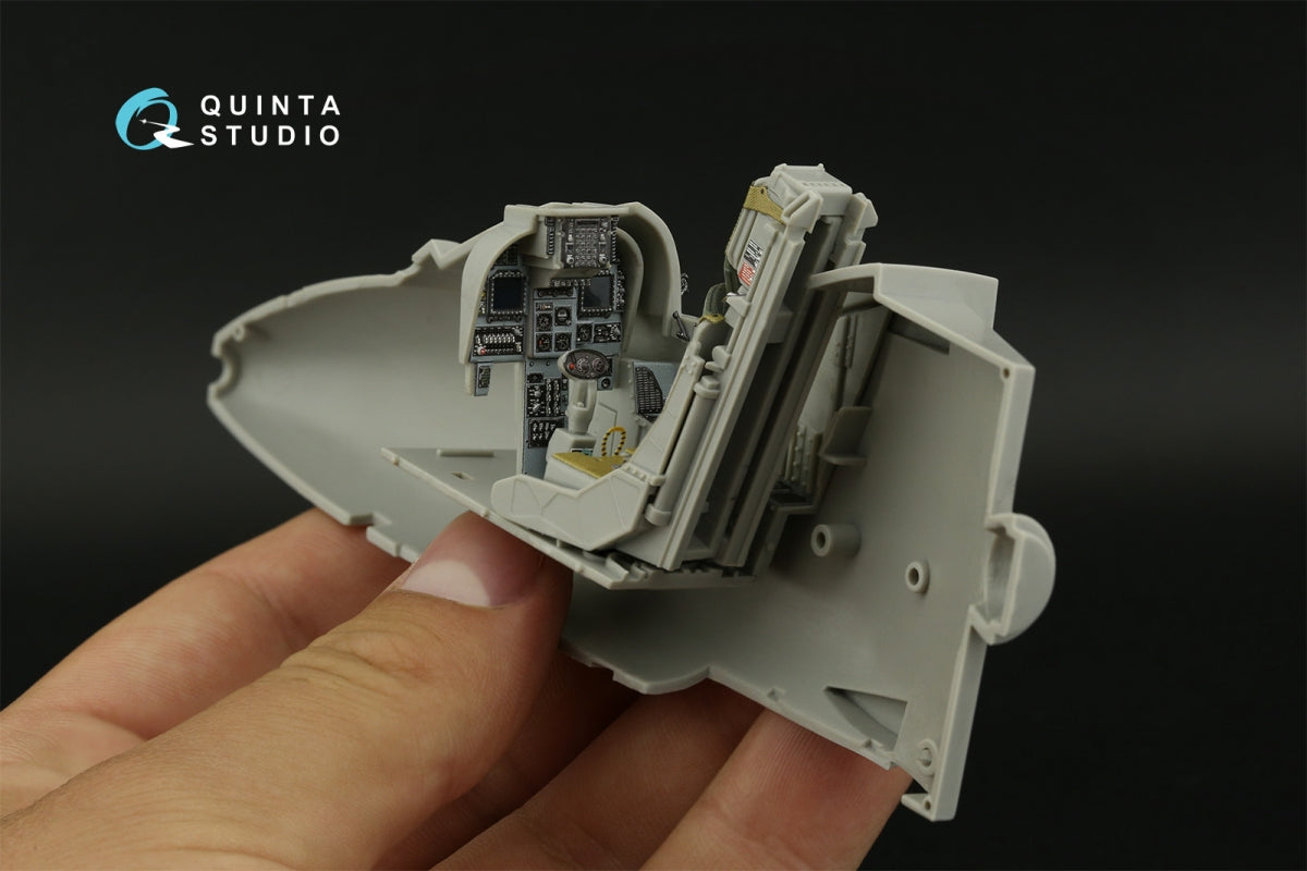 Quinta Studio QD32194 AV-8B Harrier II late 3D-Printed &amp;amp; coloured Interior on decal paper (Trumpeter) 1/32 – imagen 12