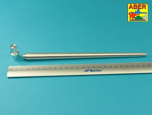 Aber 16L-13 Lufa 88mm KwK 43/3 L/71 (jednoczęściowa) do King Tiger z wieżą Porsche bez hamulca wylotowego / 88 mm KwK 43/3 L/71 (one part) barrel for King Tiger Porsche-Turret without muzzle brake 1/16 – Bild 2