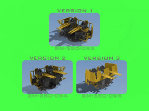 Master SM-350-094 USN 40 mm/56 Bofors quadruple mount ver.2 / with Mk-51 director - (resin, PE and turned parts) - (6pcs) 1/350 – Bild 8