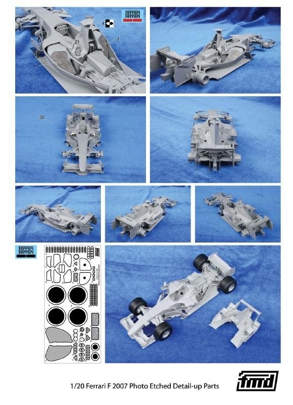 KA Models FE-20010 FERRARI F2007 DETAIL-UP SET Fujimi 1/20 – zdjęcie 4