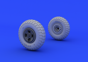 Eduard 648118 Spitfire wheels - 4 spoke w/ pattern 1/48 (EDUARD) – zdjęcie 2