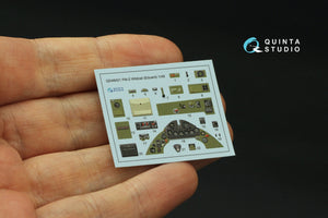 Quinta Studio QD48421 FM-2 Wildcat 3D-Printed &amp;amp; coloured Interior on decal paper (Eduard) 1/48 – immagine 3