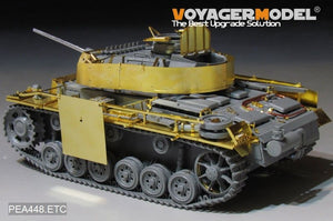 Voyager modèle PEA448 WWII allemand Pz.Kpfw.III Ausf.M/N armure supplémentaire (pour TAKOM) 1/35 – image 4