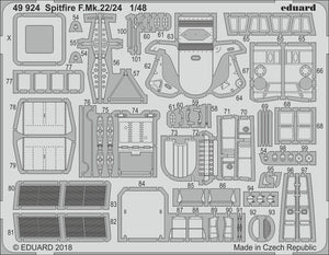 Eduard 49924 Spitfire F. Mk.22/24 AIRFIX 1/48 – image 2